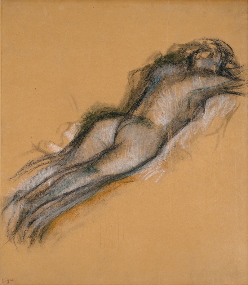 Edgar Degas - Femme nue couchée