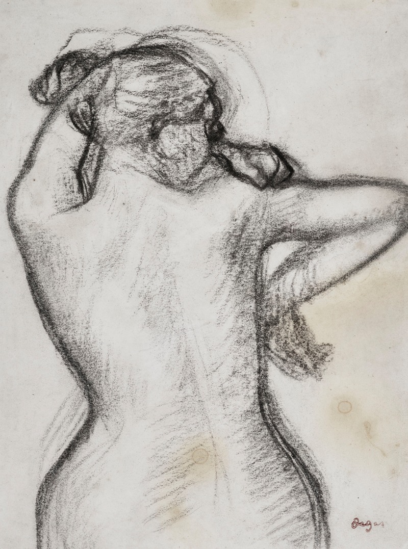 Edgar Degas - Torse de femme nue