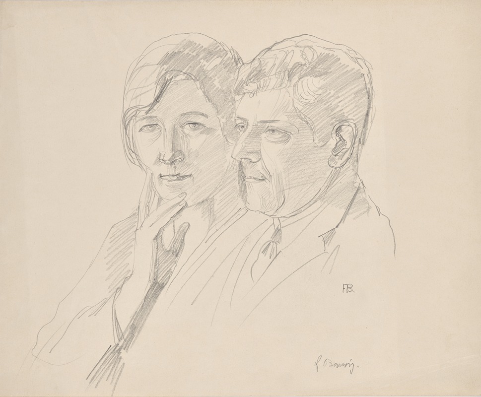 Franz Barwig the Elder - Grete Wagner-Barwig und Dr. Josef Wagner