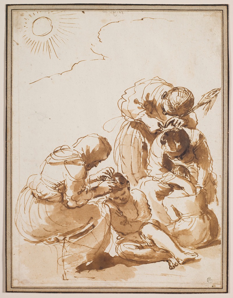 Guercino - The Louse Hunters