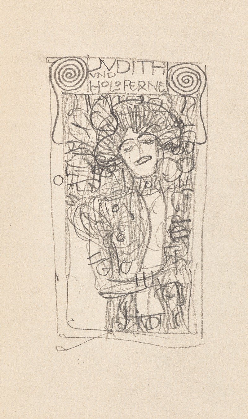 Gustav Klimt - Draft for the painting ‘Judith I’