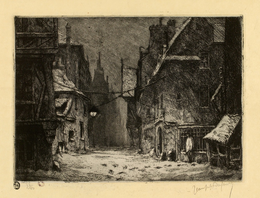 Jean-Jules Dufour - Rue de la vieille lanterne