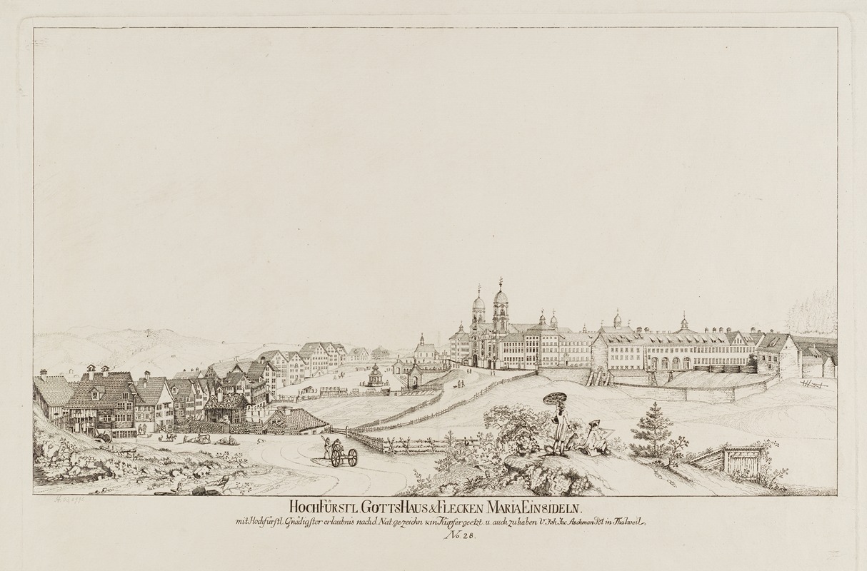 Johann Jakob Aschmann - Hochfürstl. Gottshaus & Flecken Maria Einsideln