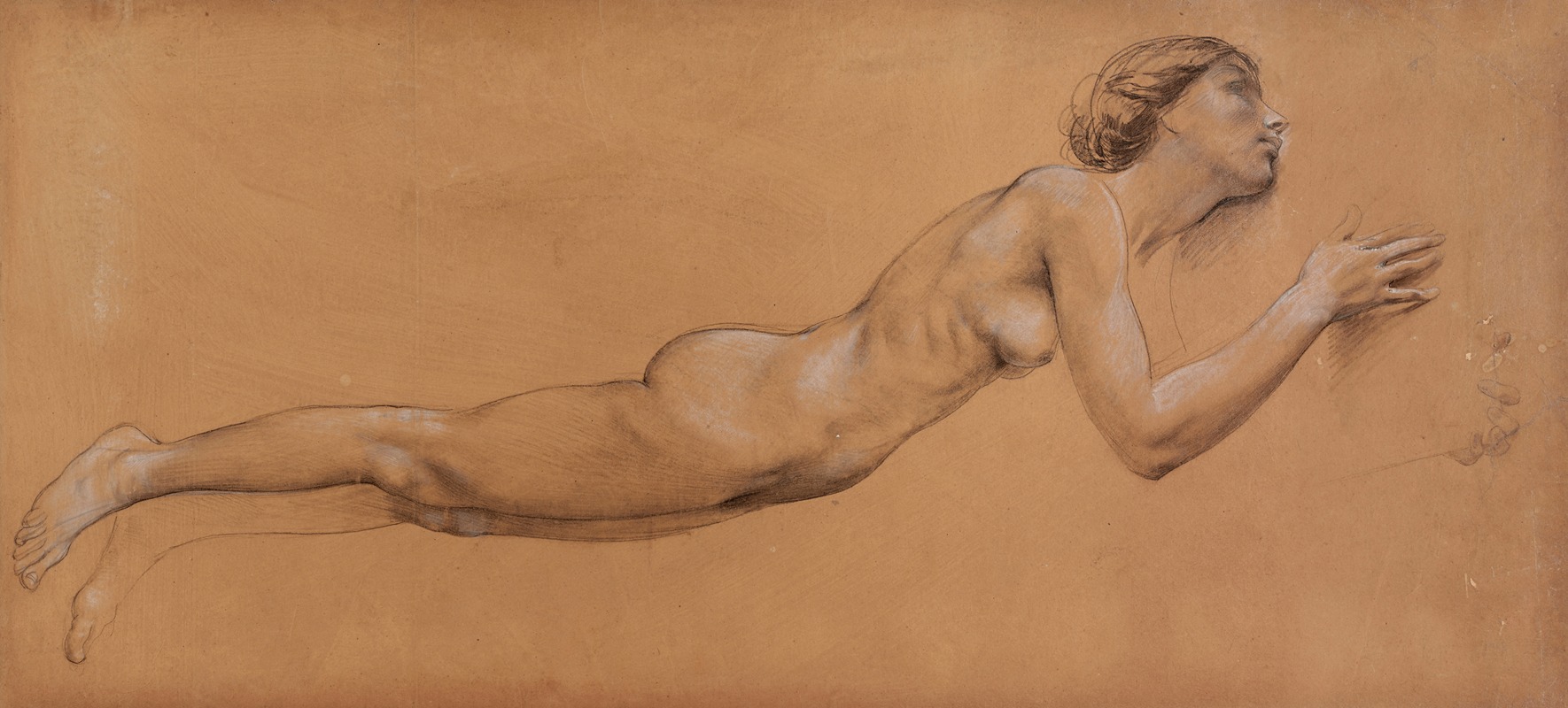 Luc-Olivier Merson - Femme nue