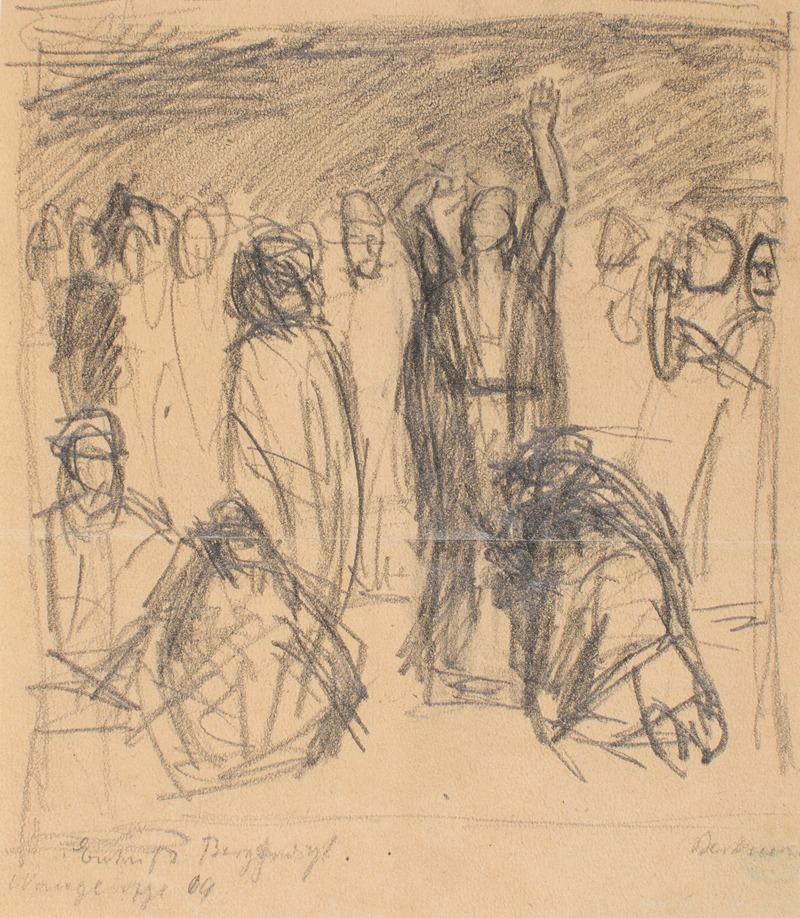 Max Beckmann - Sketch for Sermon on the Mount