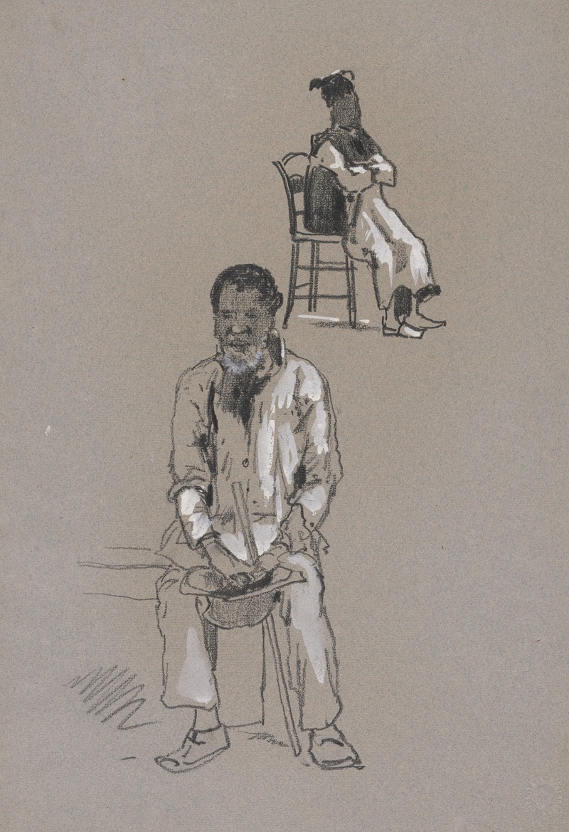 Milton J. Burns - Drawings of Black people Pl.3