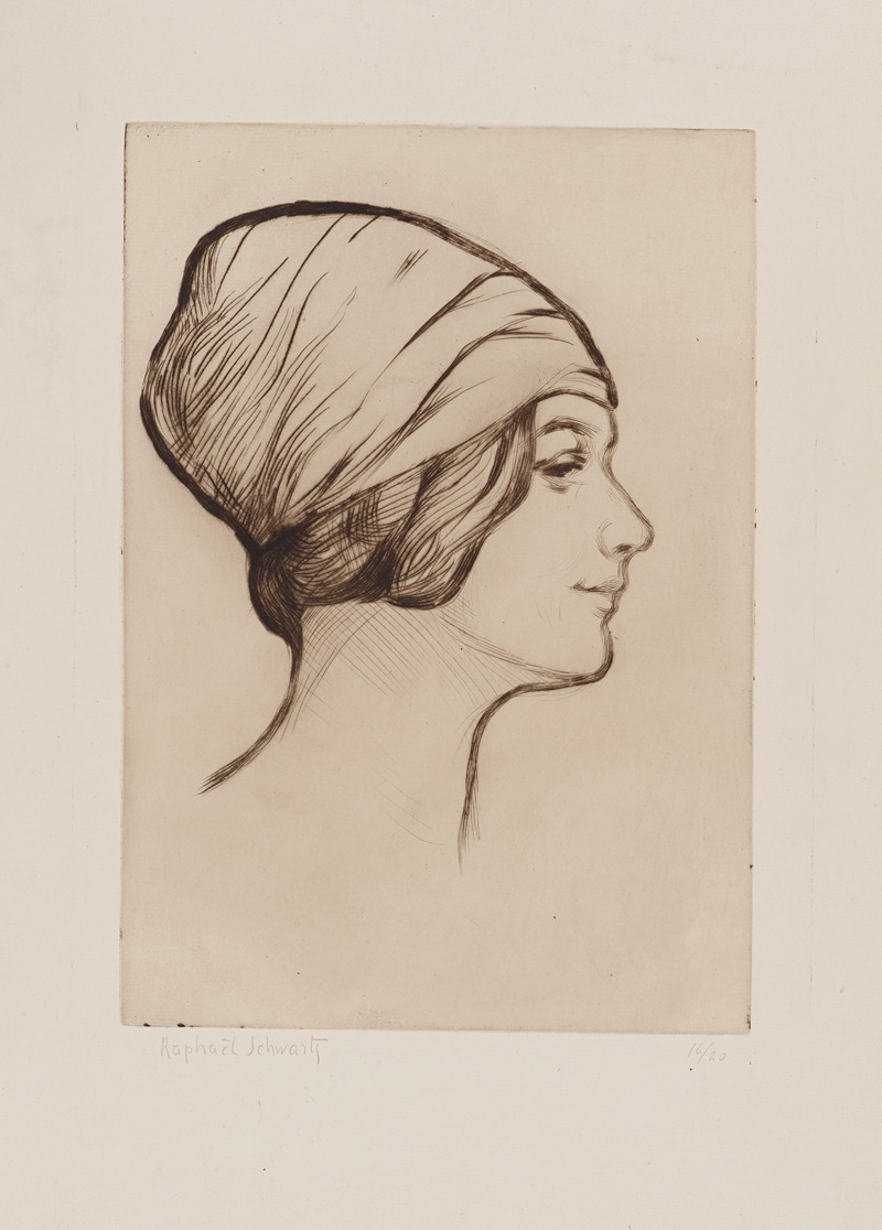 Raphael Schwartz - Femme au turban