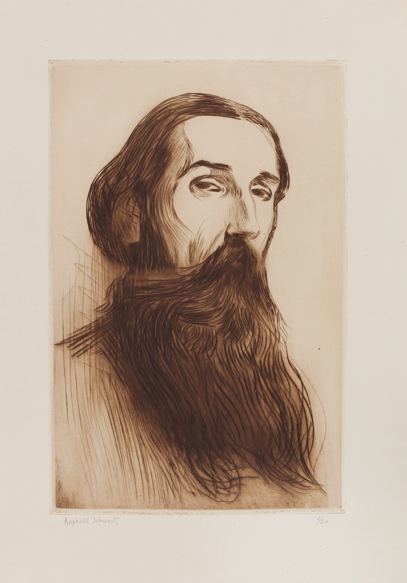 Raphael Schwartz - Portrait de Pascal Fortuny