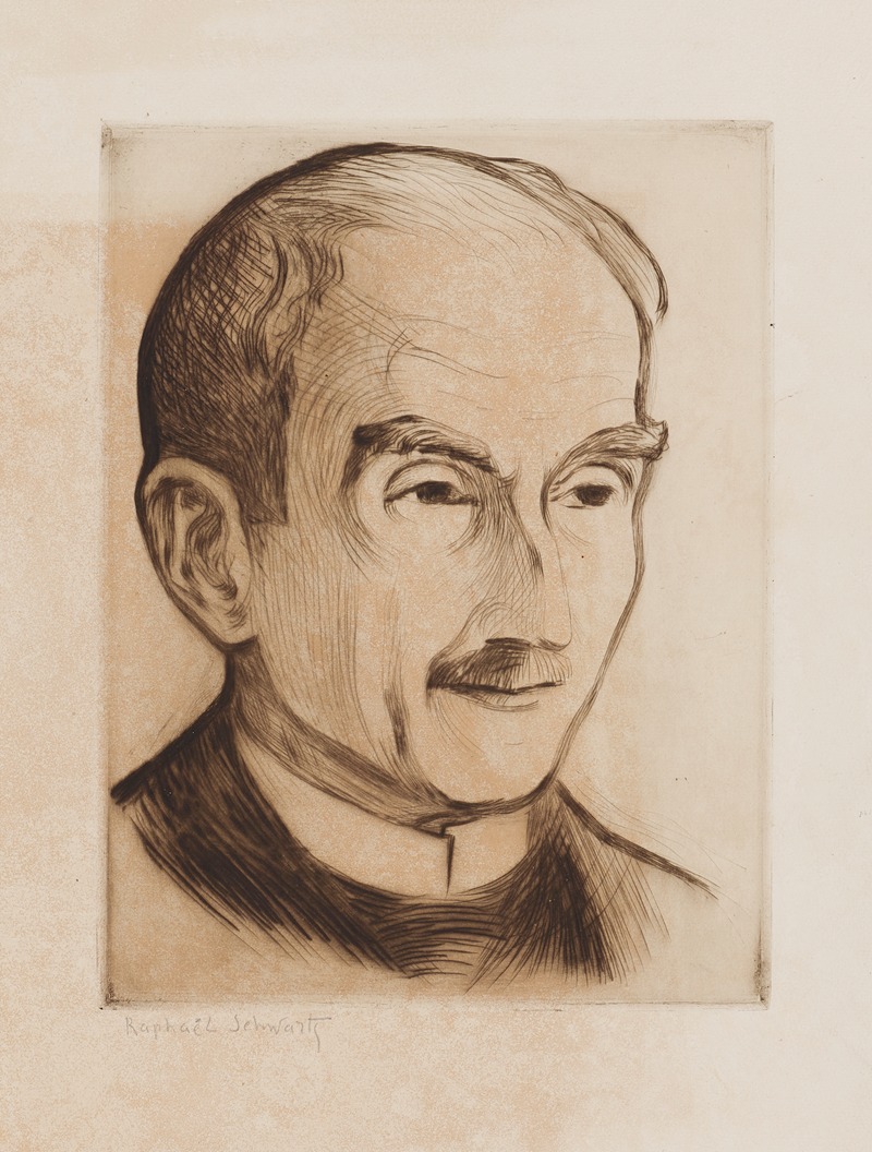 Raphael Schwartz - Portrait du philosophe Henri Bergson