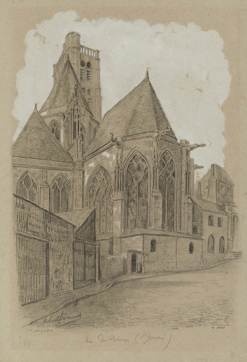 Robert Frémont - Eglise Saint-Gervais, rue des Barres, 4ème arrondissement