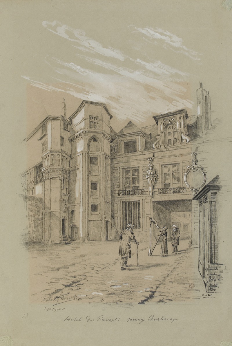 Robert Frémont - Hôtel des Prévôts, passage Charlemagne, 4ème arrondissement