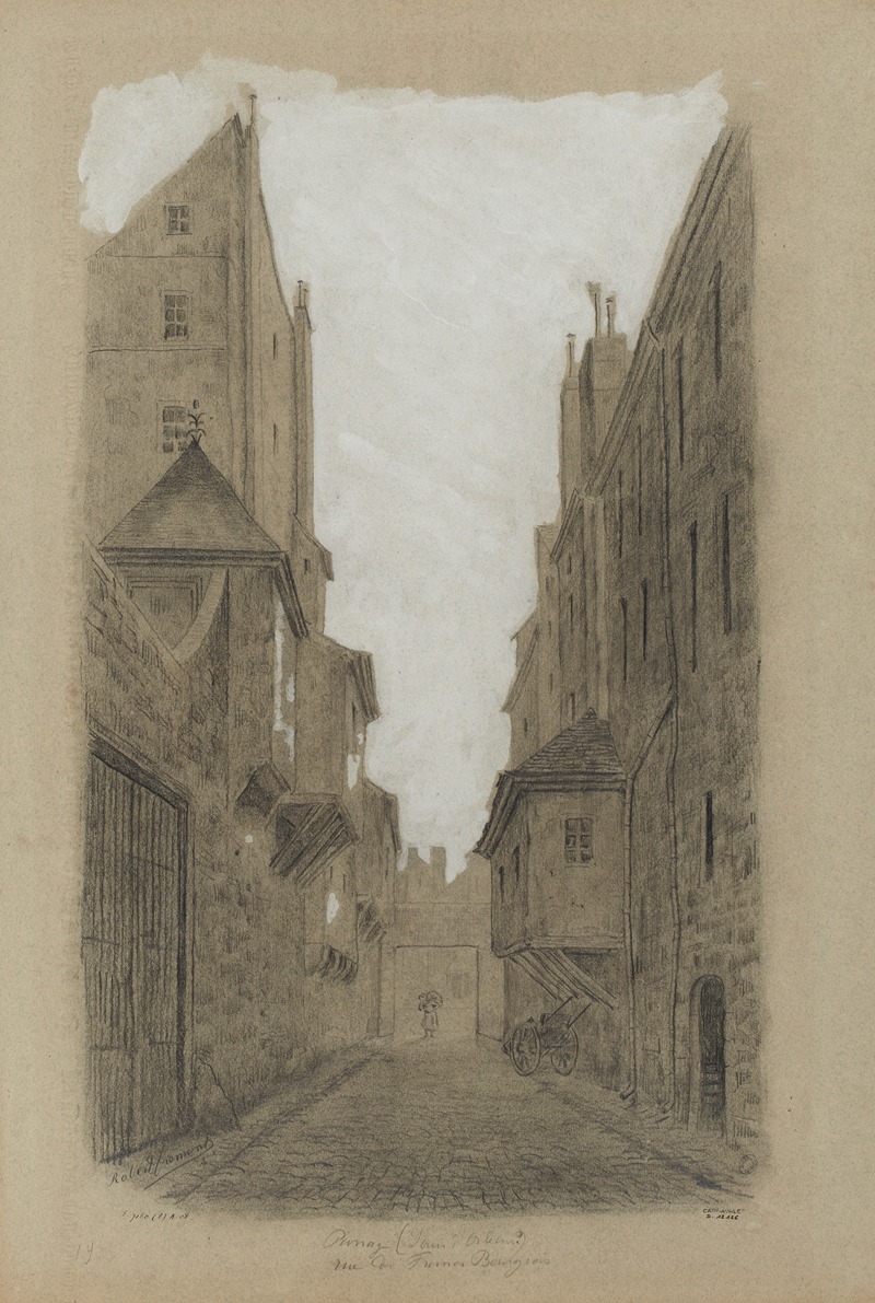 Robert Frémont - Rue Barbette, rue des Francs-Bourgeois, 3ème arrondissement