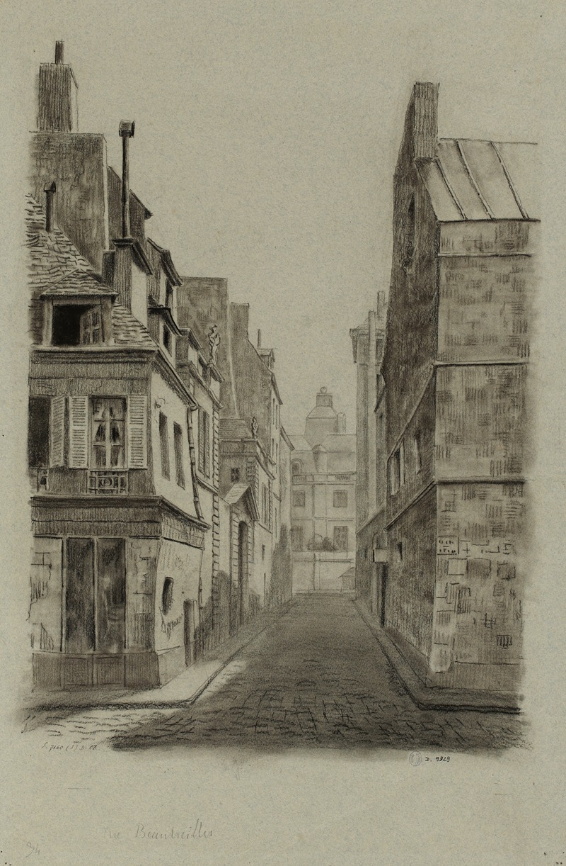 Robert Frémont - Rue Beautreillis, 4ème arrondissement