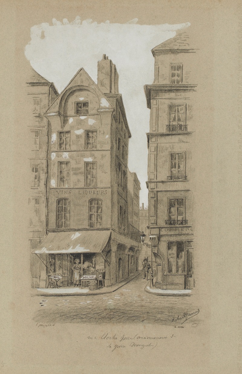 Robert Frémont - Rue Cloche-Perce, 4ème arrondissement