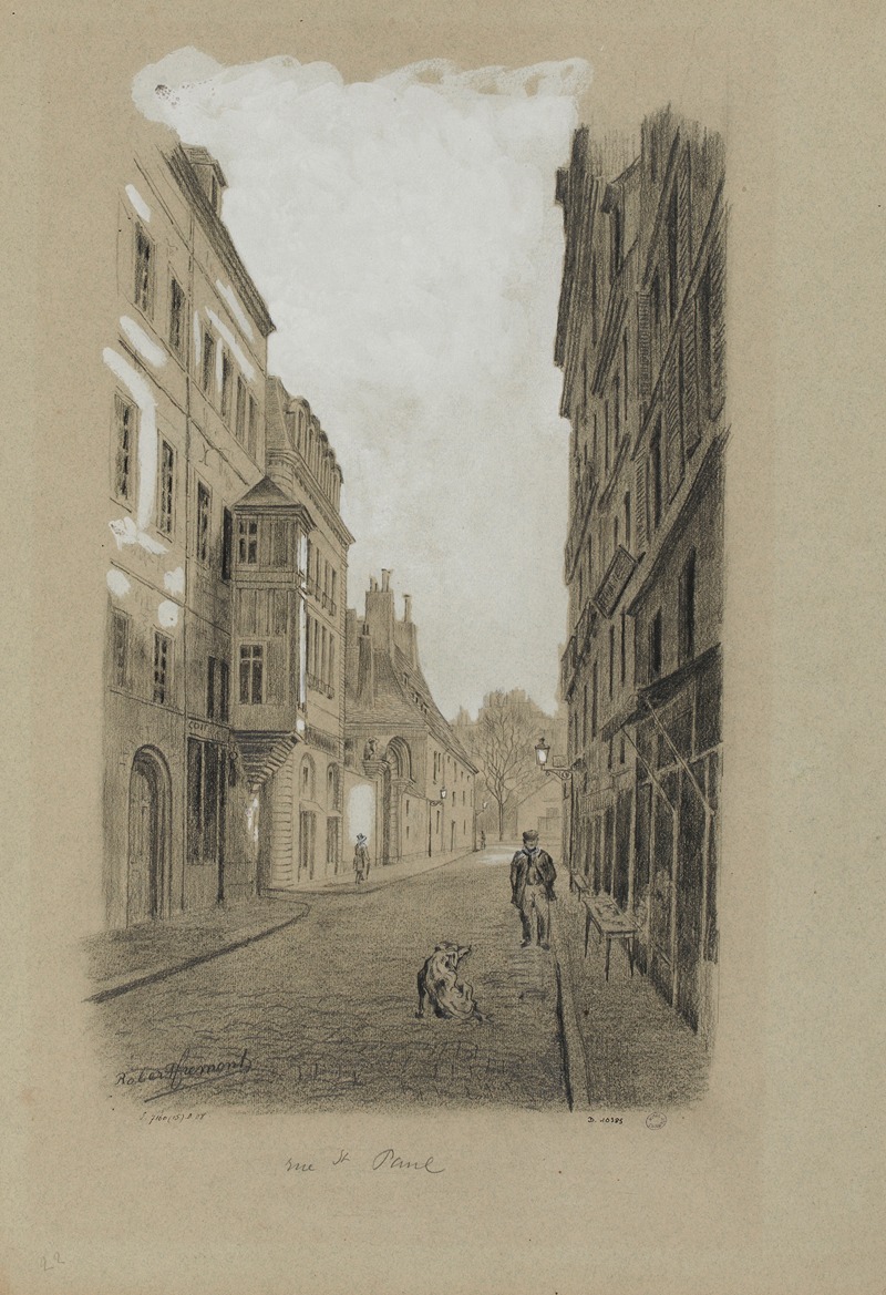 Robert Frémont - Rue Saint-Paul, 4ème arrondissement