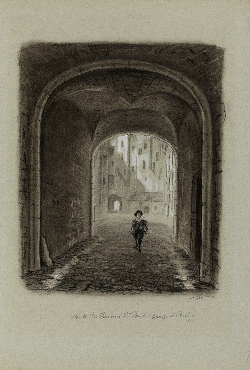 Robert Frémont - Voûte du charnier Saint-Paul, passage Saint-Paul, 4ème arrondissement