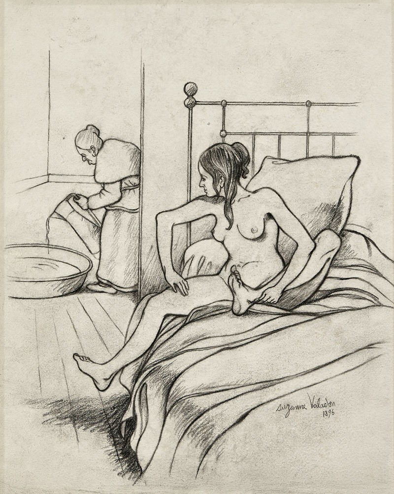 Suzanne Valadon - Jeune fille au tub