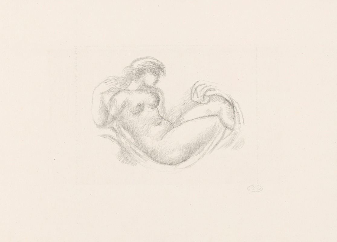 Aristide Maillol - Femme en berceau, bras droit levé