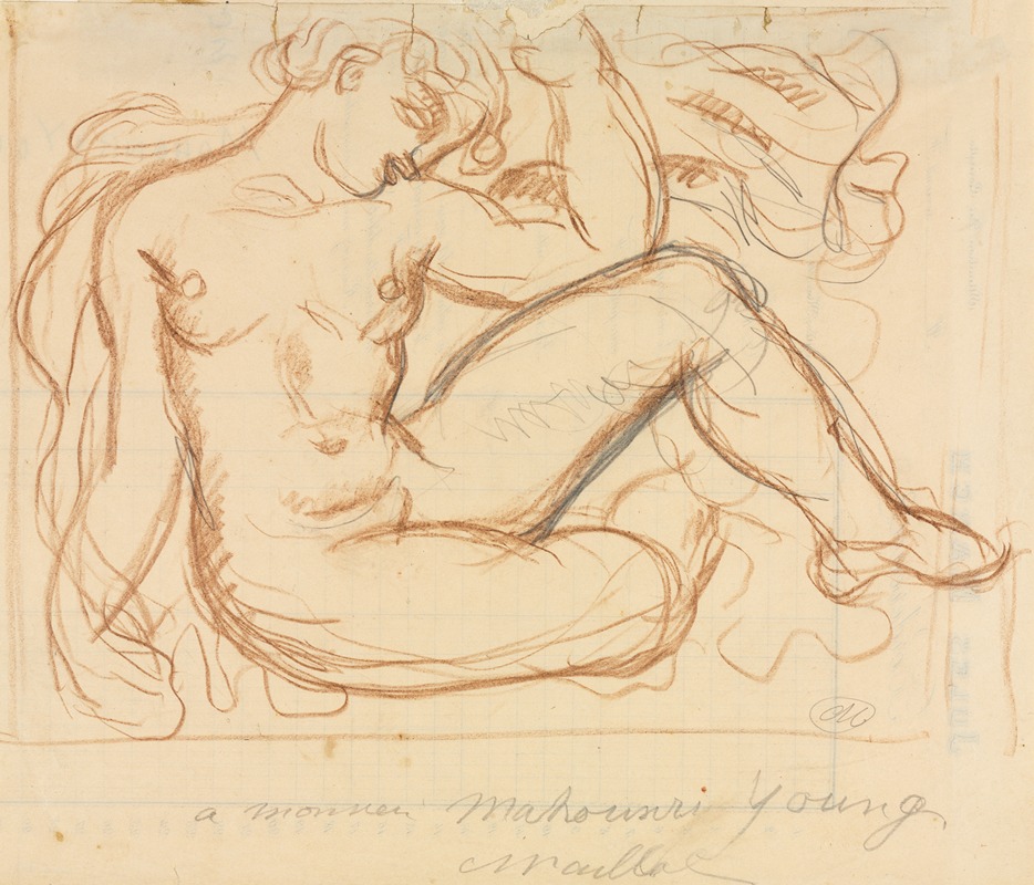 Aristide Maillol - Nude Study