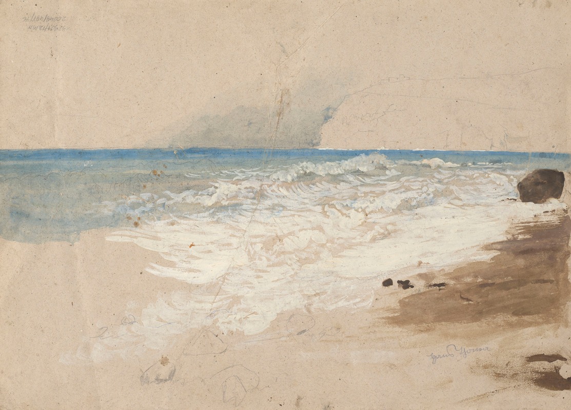 Hans Thoma - Beach in Sorrento