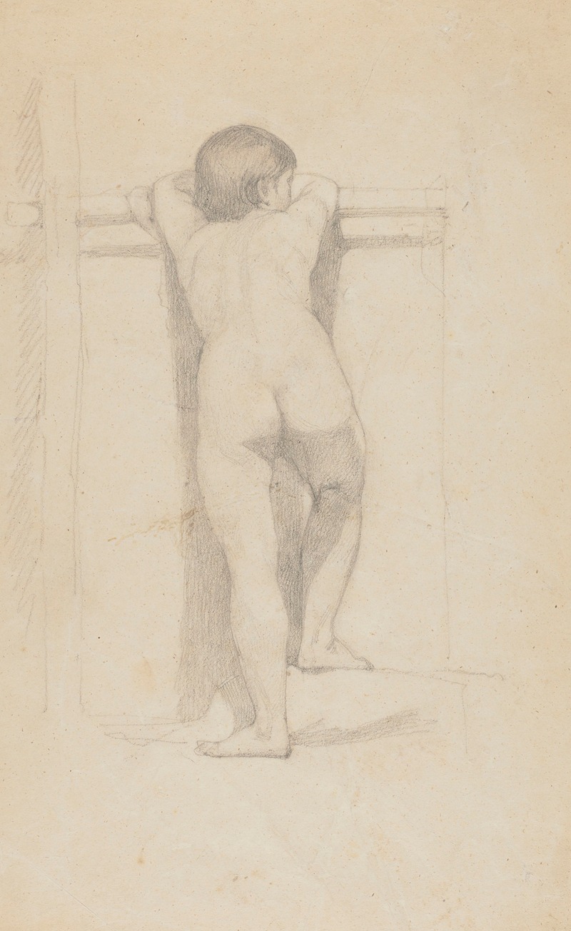 Hans Thoma - Child Nude