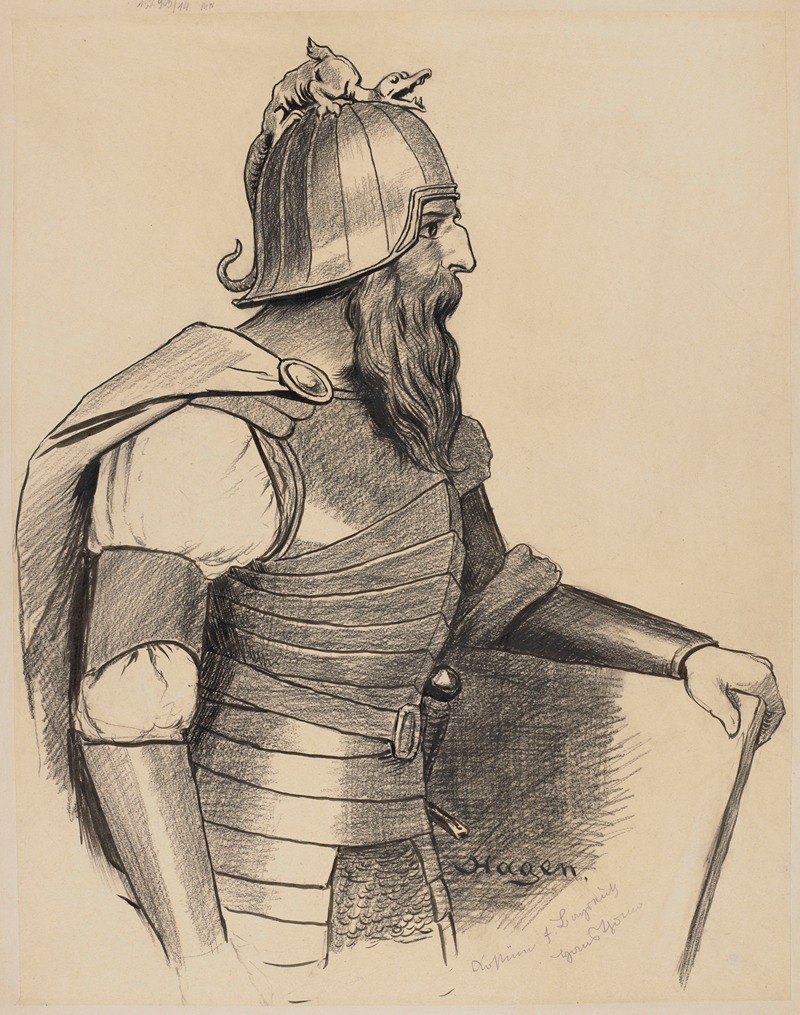 Hans Thoma - Costume Design for Hagen