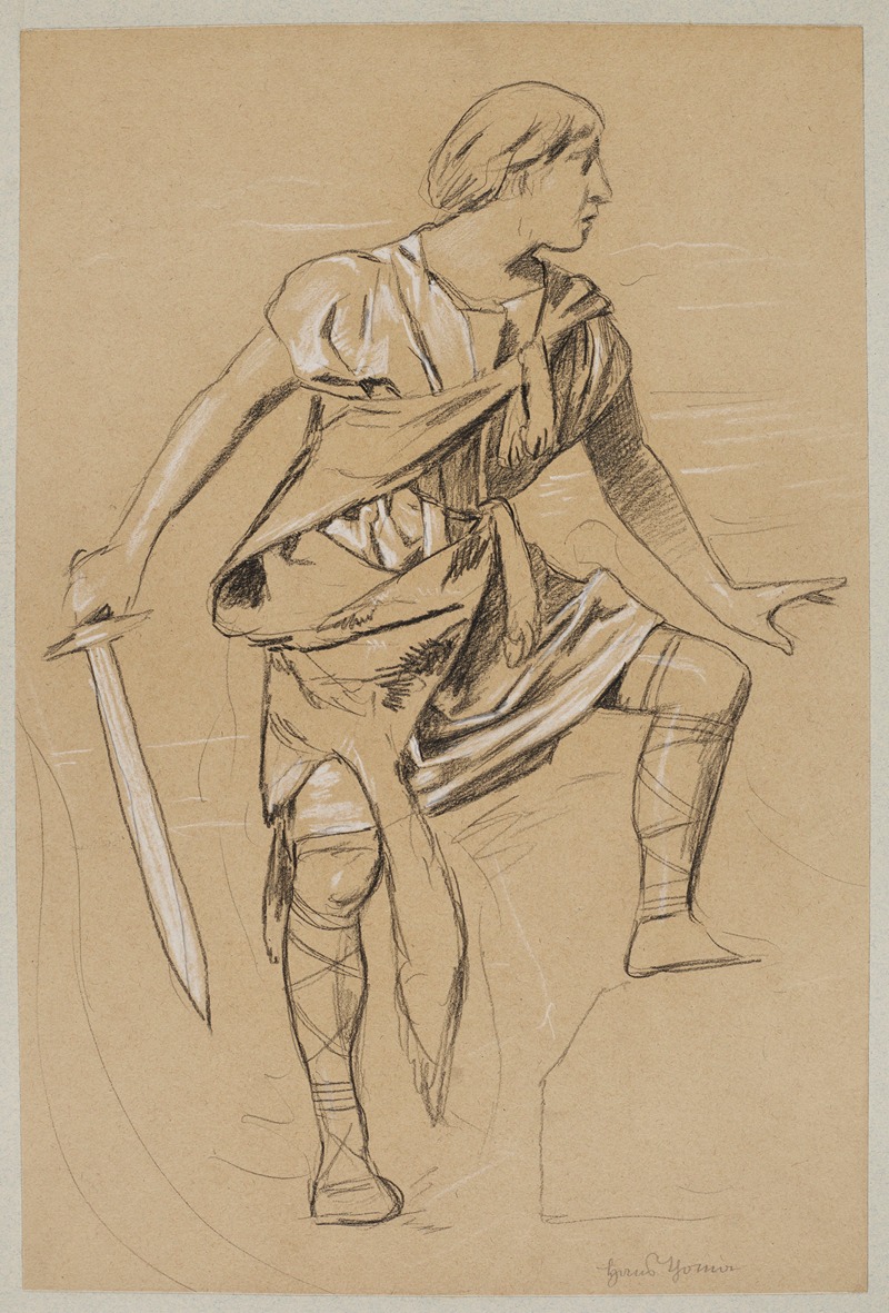 Hans Thoma - Costume Design for Siegfried