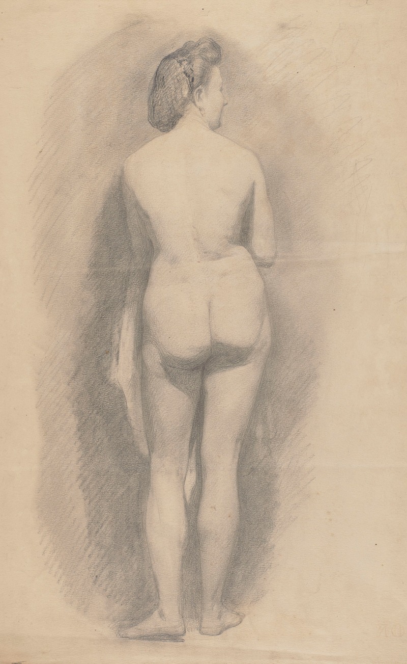 Hans Thoma - Female Nude