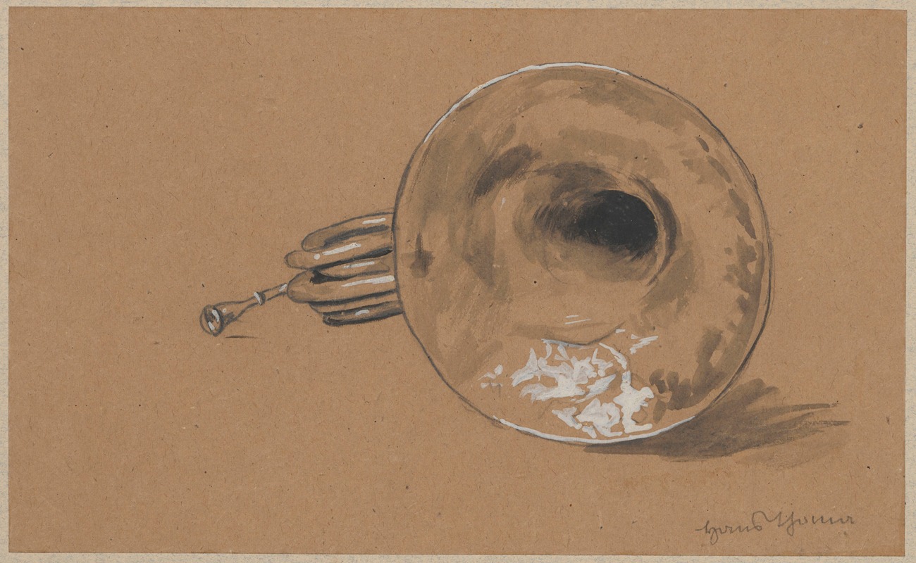 Hans Thoma - French horn