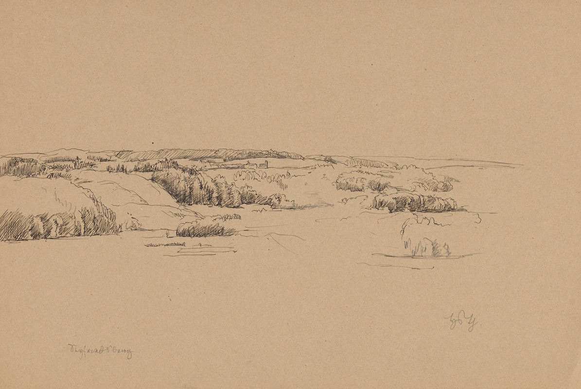 Hans Thoma - Landscape from the Surroundings of Seyfriedsberg