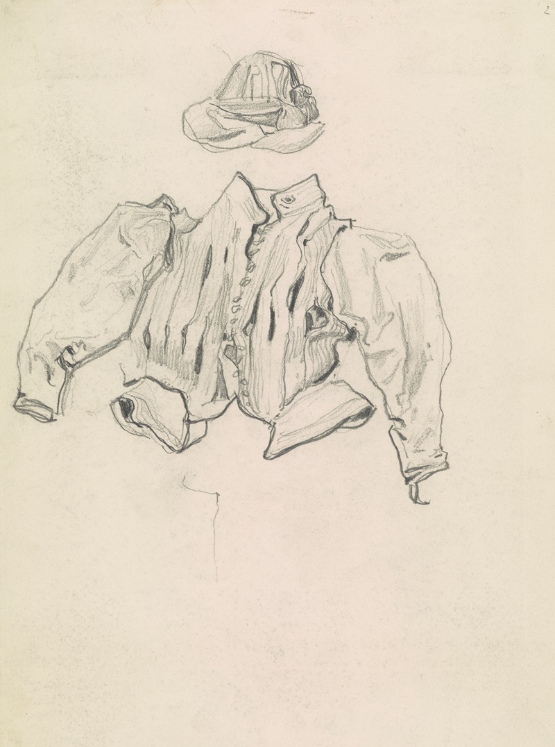 Józef Mehoffer - Clothing study
