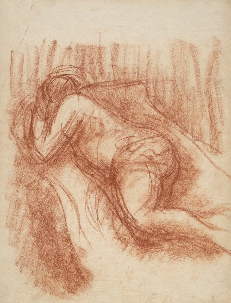 Józef Pankiewicz - Nude woman lying