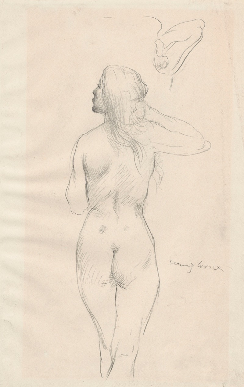 Lovis Corinth - Female nude