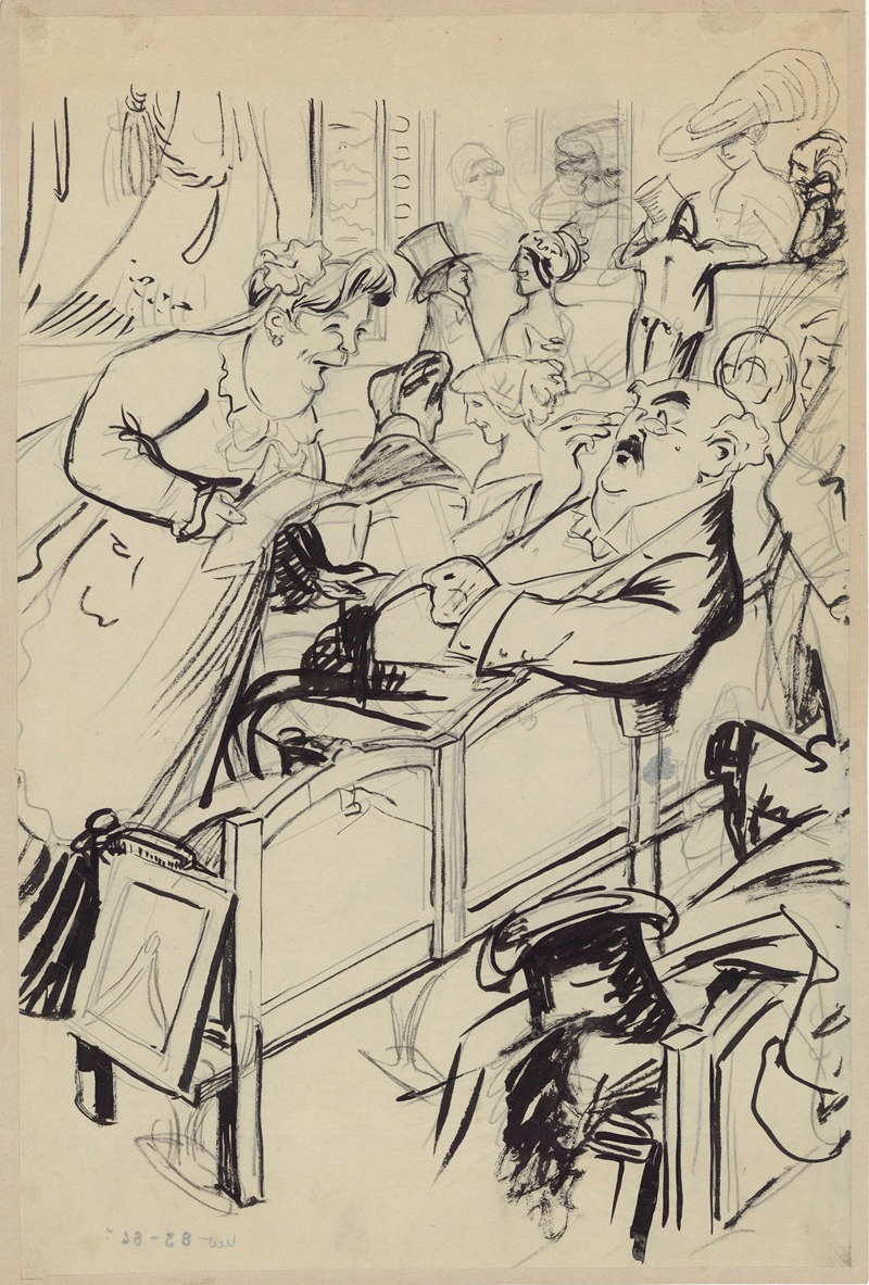 Maurice Lourdey - Scène de théâtre