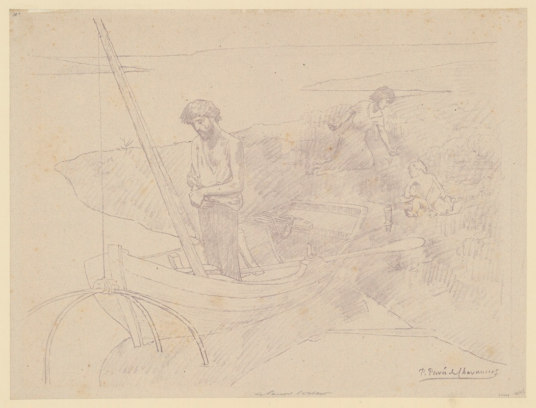 Pierre Puvis de Chavannes - Le pauvre pêcheur