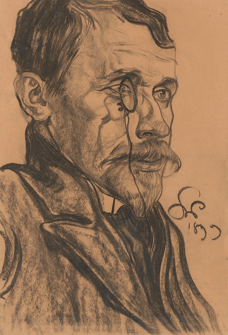 Stanisław Wyspiański - Portrait of Kazimierz Lewandowski