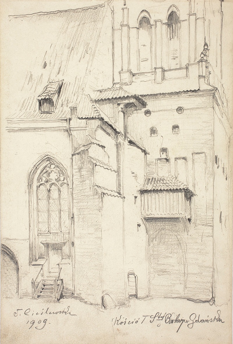 Tadeusz Cieślewski - St. Barbara’s Church in Gdansk