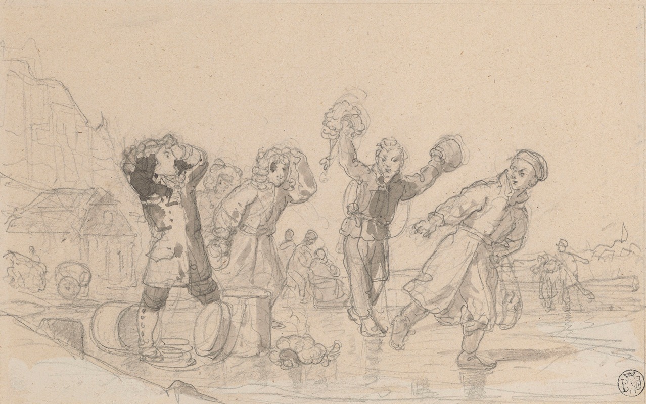 Wojciech Gerson - Children in the Skating Rink