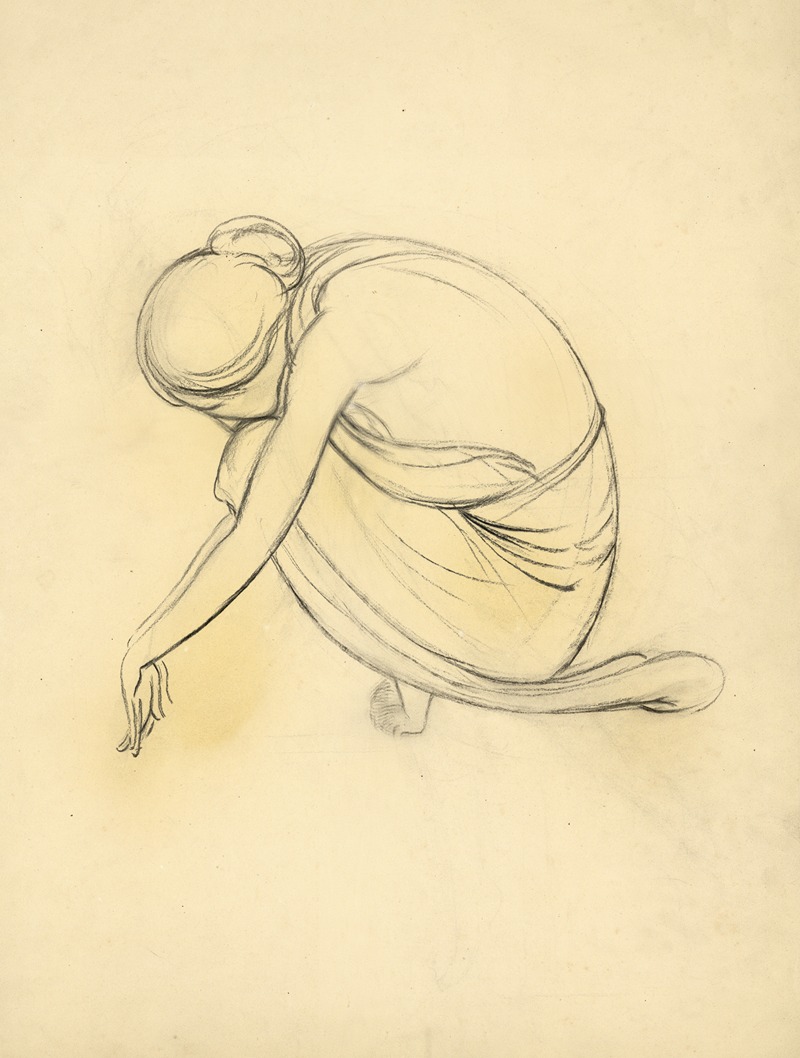 Albert Daenens - Actrice of Danseres (grote schets)