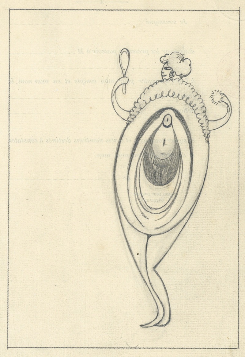 Albert Daenens - Erotische tekening