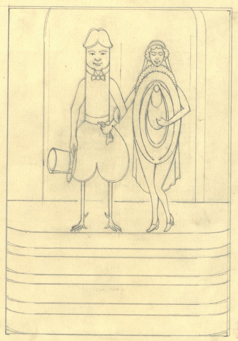 Albert Daenens - Erotische tekening
