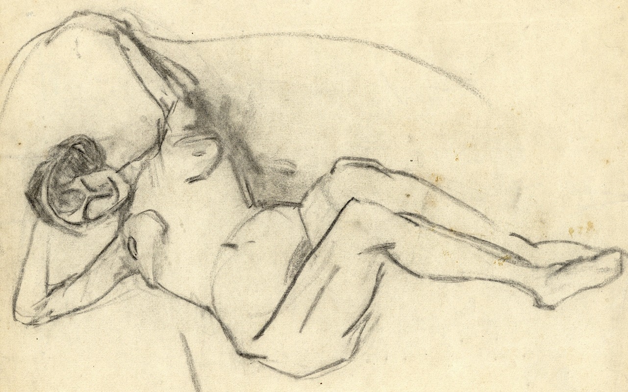 Albert Daenens - Liggende figuur