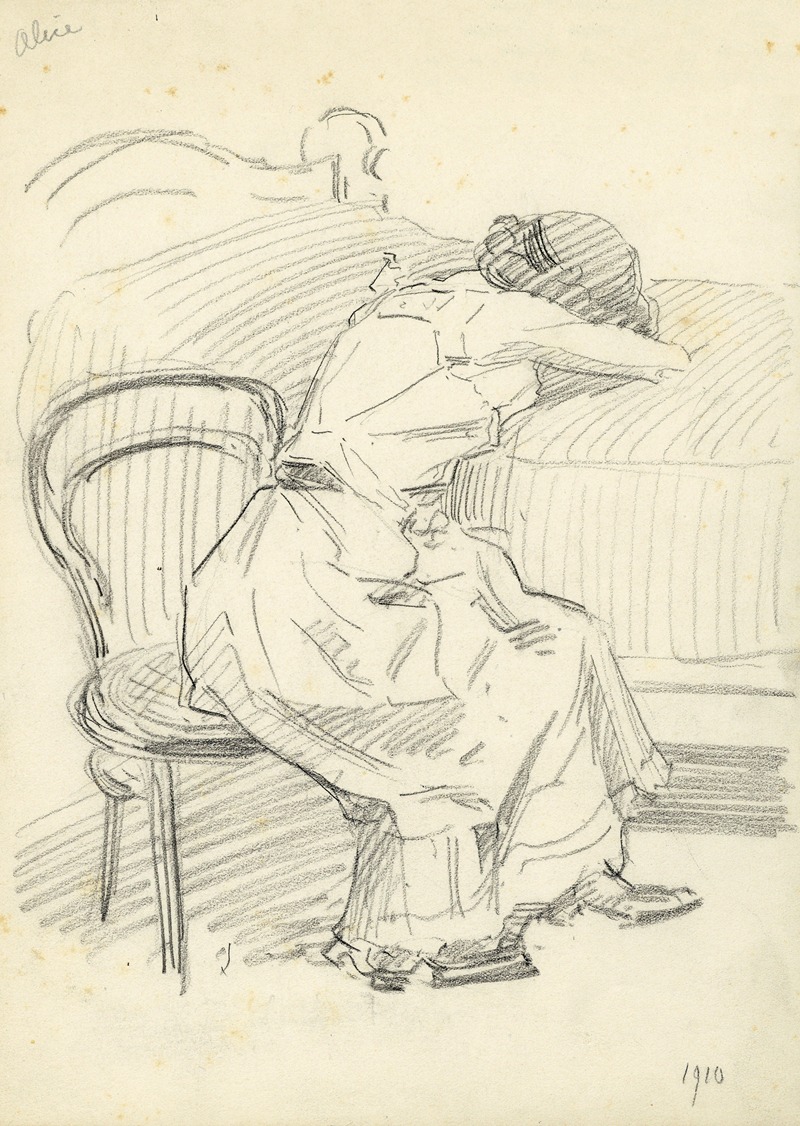 Albert Daenens - Zittende figuur