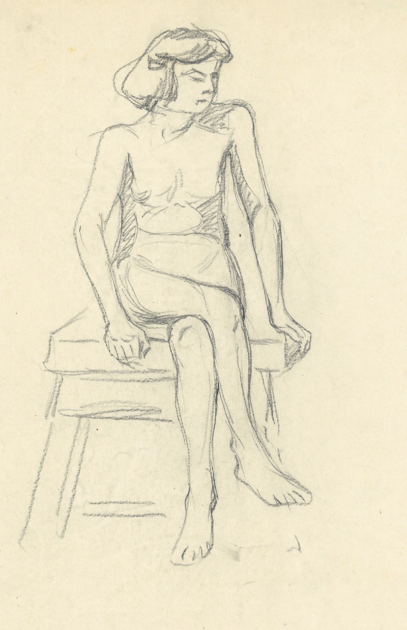 Albert Daenens - Zittende figuur