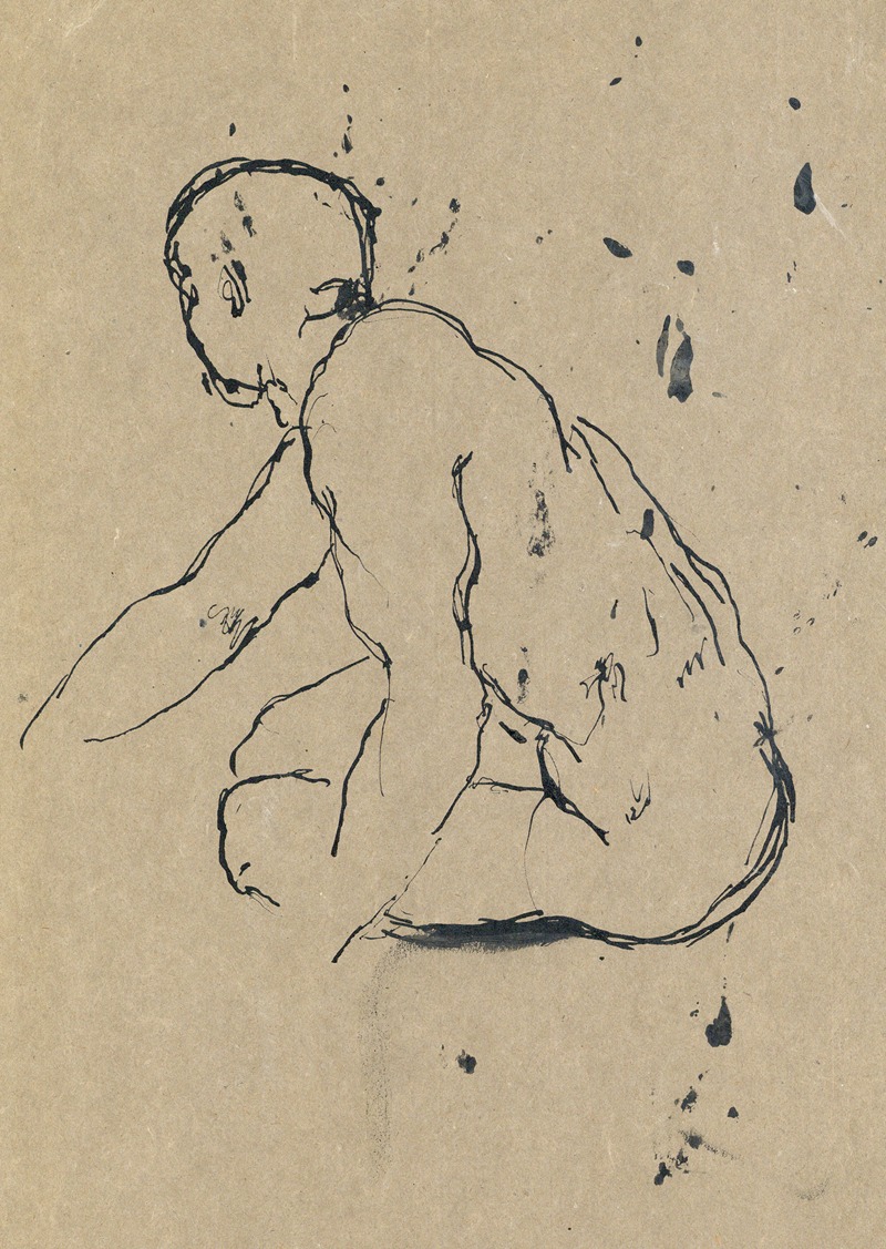 Albert Daenens - Zittende figuur
