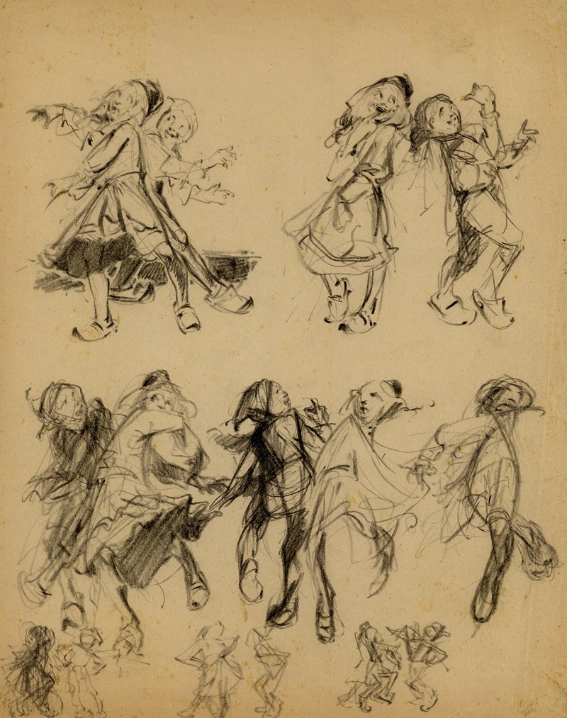 Alfred Ost - Dansende figuren