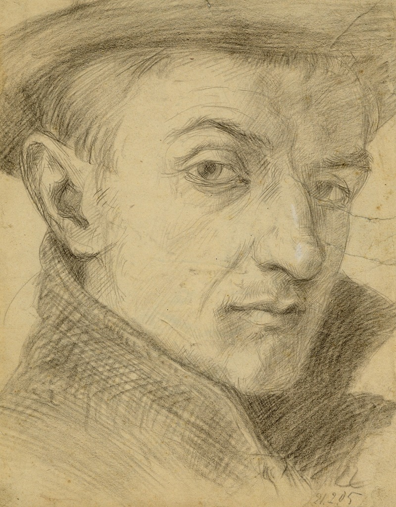 Alfred Ost - Zelfportret