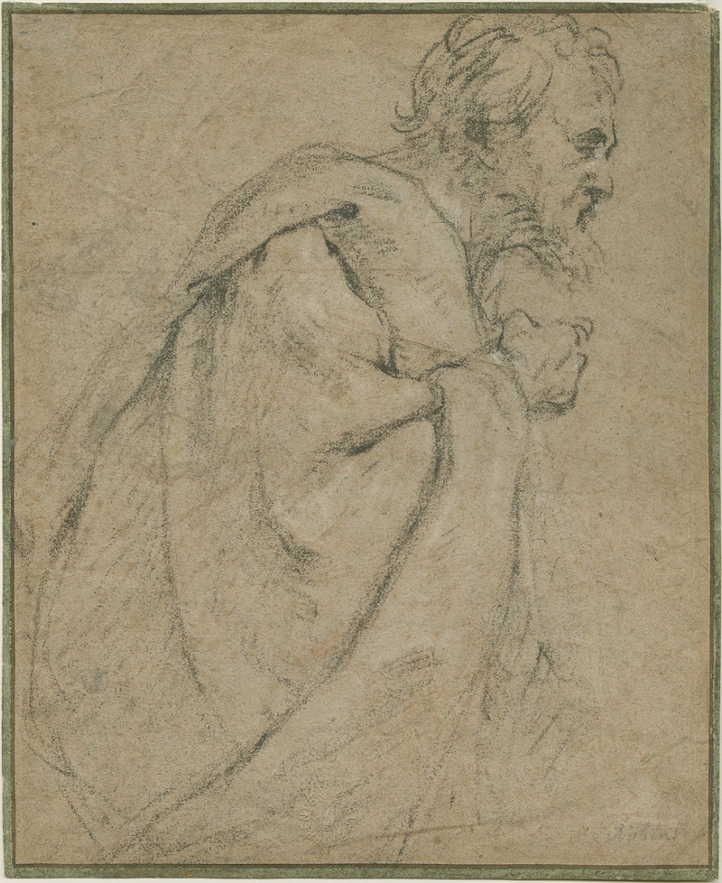 Anthony van Dyck - Study of an apostle