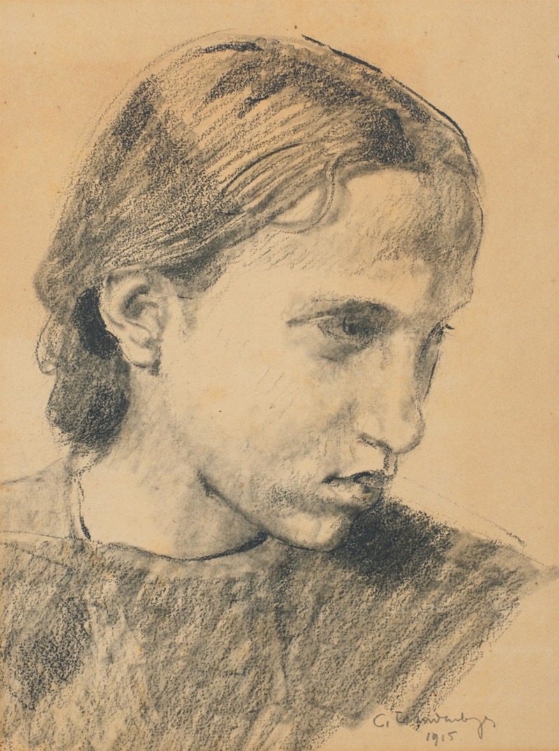 Christian Landenberger - Portrait eines jungen Mädchens