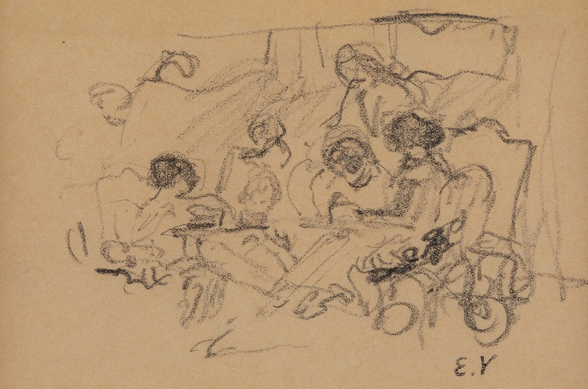 Édouard Vuillard - Personnages autour d’une table